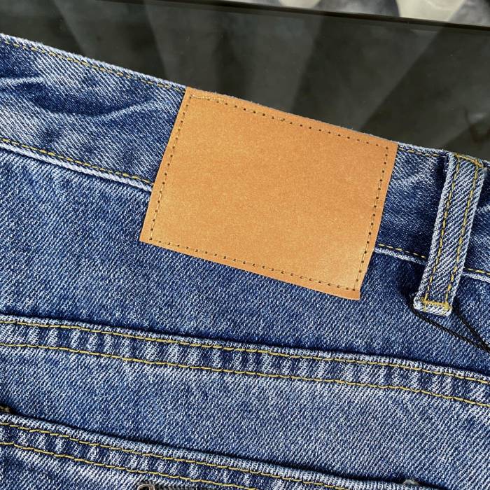 Chrome Hearts Blue Cross Patch Jeans