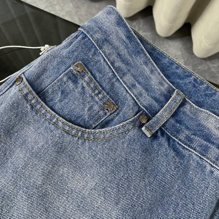Amex Corporate Leather Patched Denim Jeans for Men