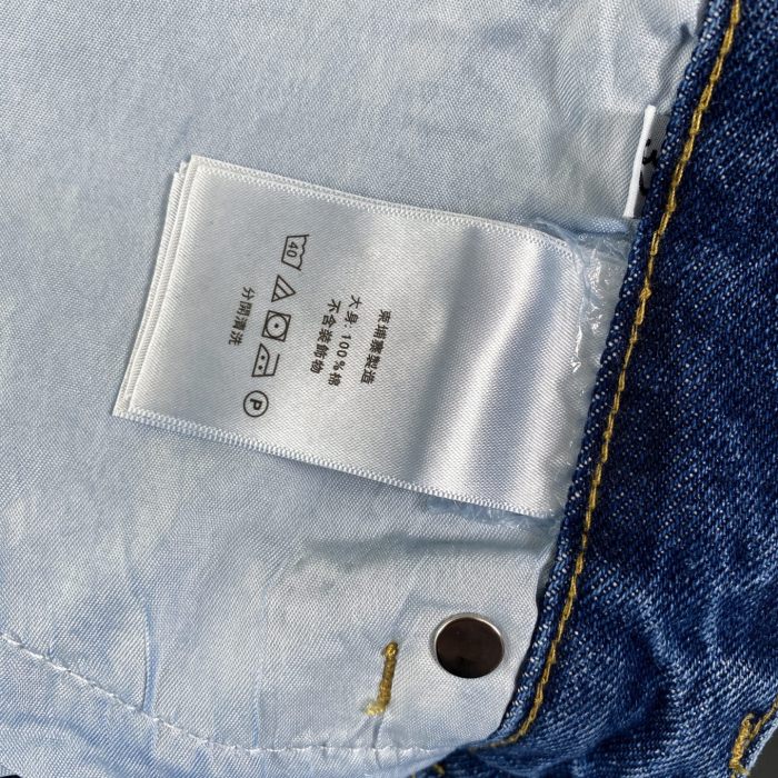 Chrome Hearts Blue Cross Patch Jeans