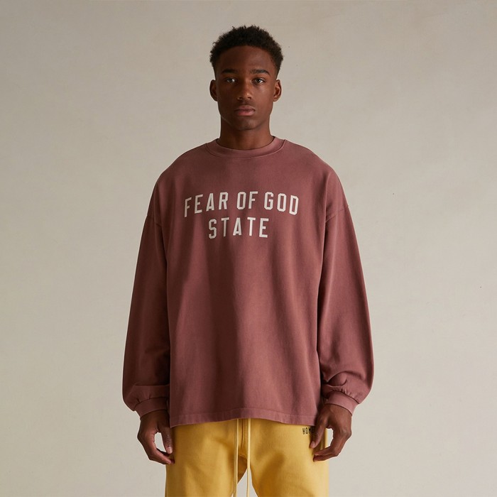 Fear of God Heavy Longsleeve Tee - Lavender