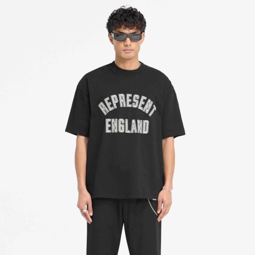 REPRESENT ENGLAND APPLIQUE T-SHIRT