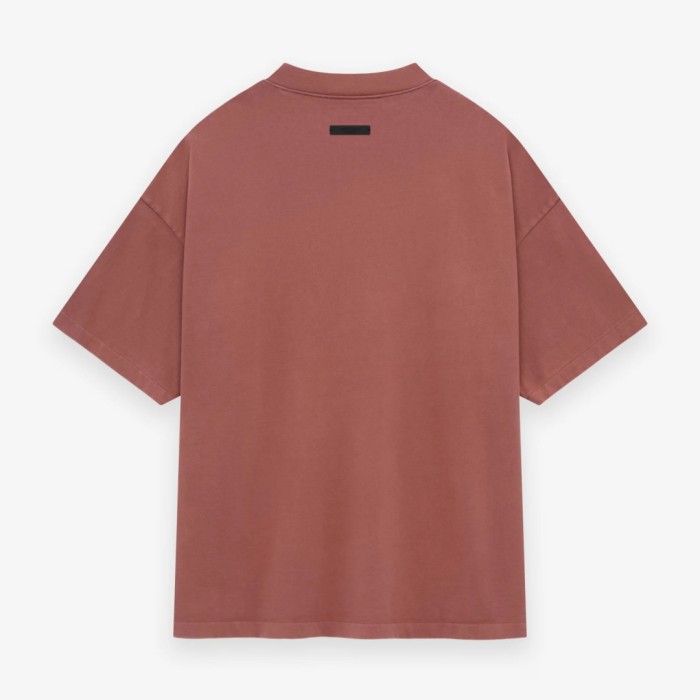 Fear of God Essentials Crimson Heavy T-Shirt