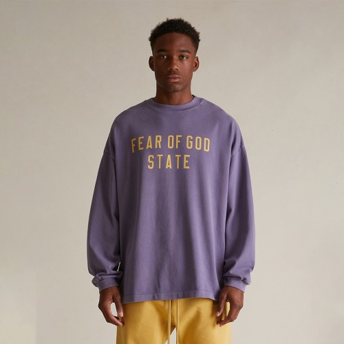 Fear of God Heavy Longsleeve Tee - Lavender