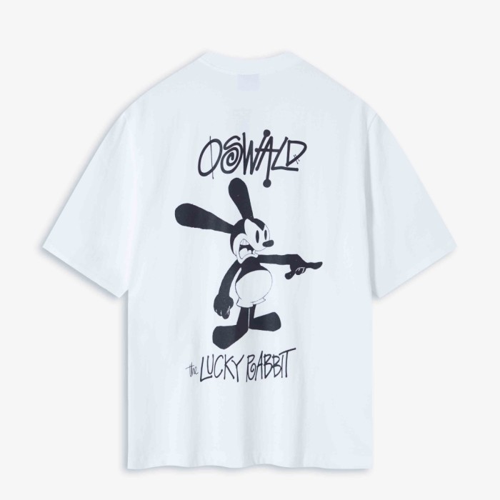 Stussy × DISNEY OSWALD THE LUCKY RABBIT TEE