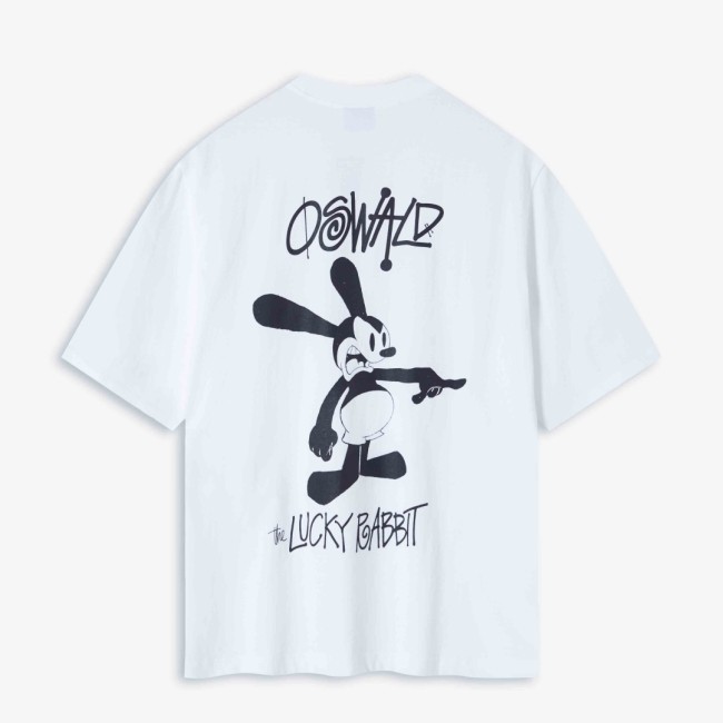 Stussy × DISNEY OSWALD THE LUCKY RABBIT TEE