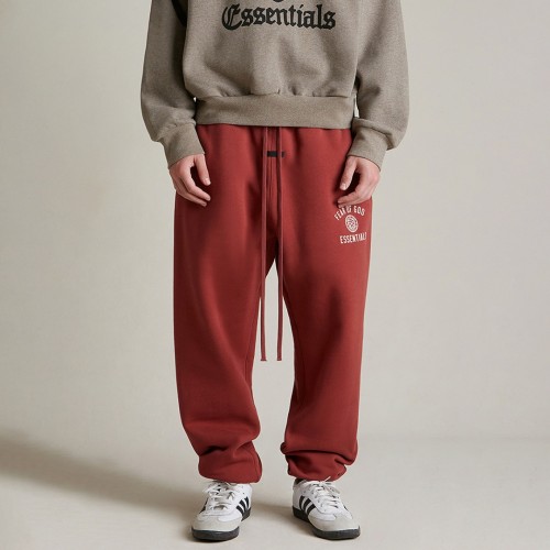 Fear of God Essentials Crimson University Fleece Sweatpants