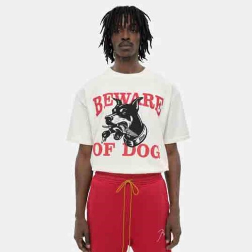 Rhude WARNING LOGO T-SHIRT