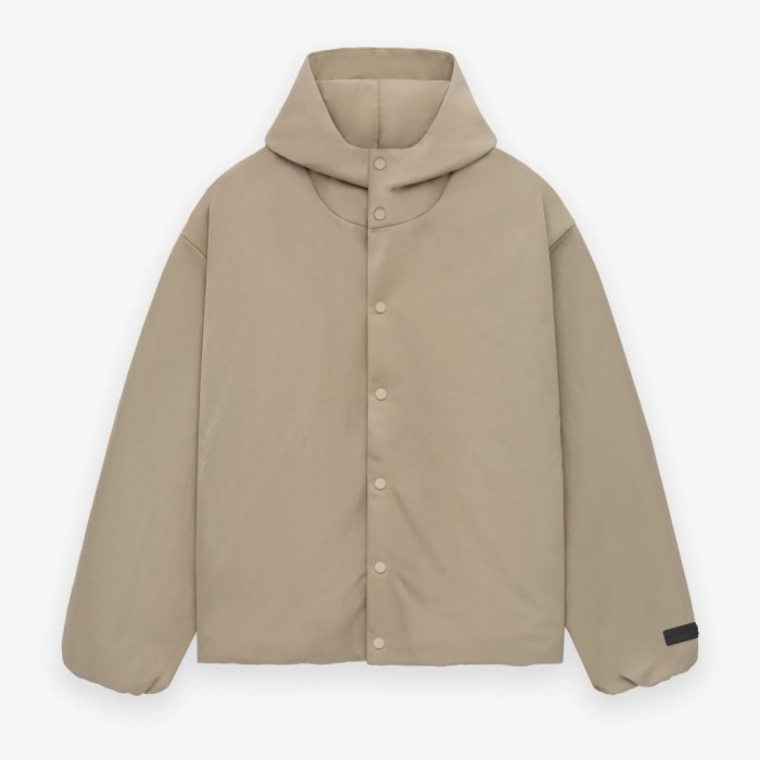 Fear of god Essentials Textured Nylon Hooded Coaches Jacket