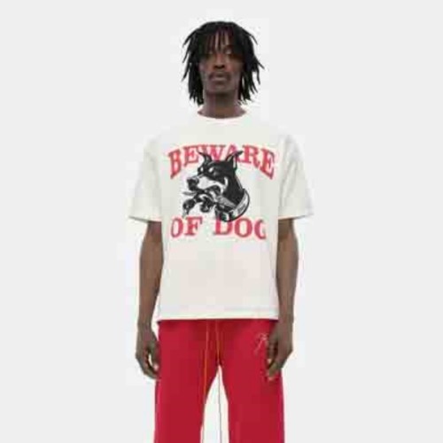 Rhude WARNING LOGO T-SHIRT
