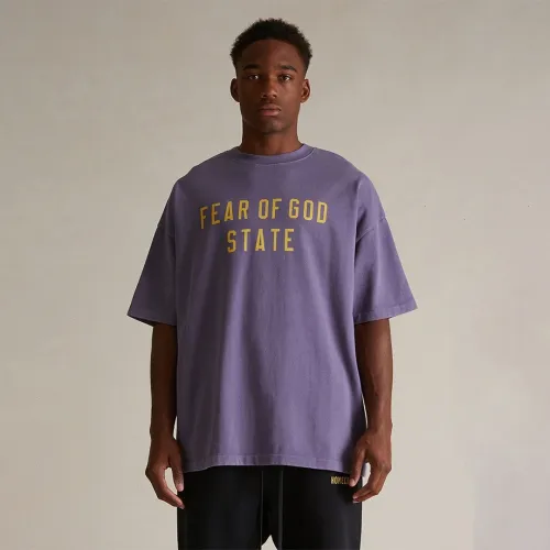 Fear of God Essentials Crimson Heavy T-Shirt