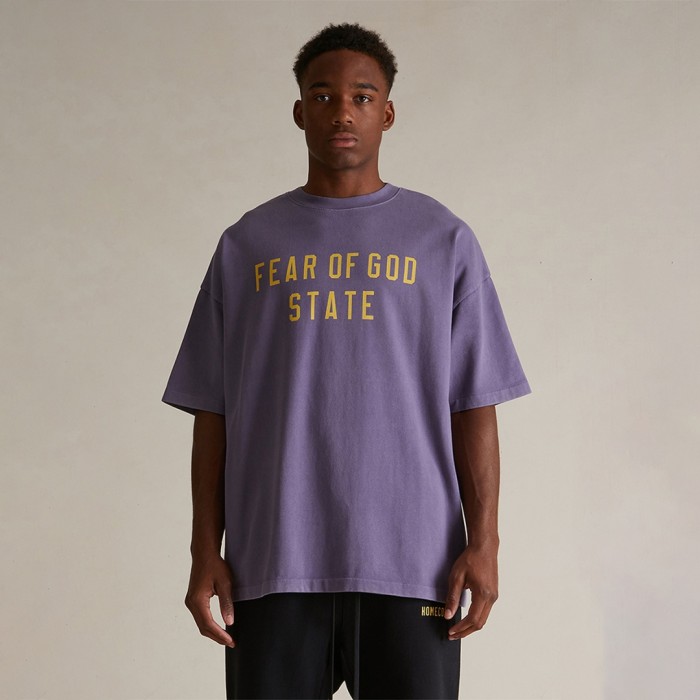 Fear of God Essentials Crimson Heavy T-Shirt