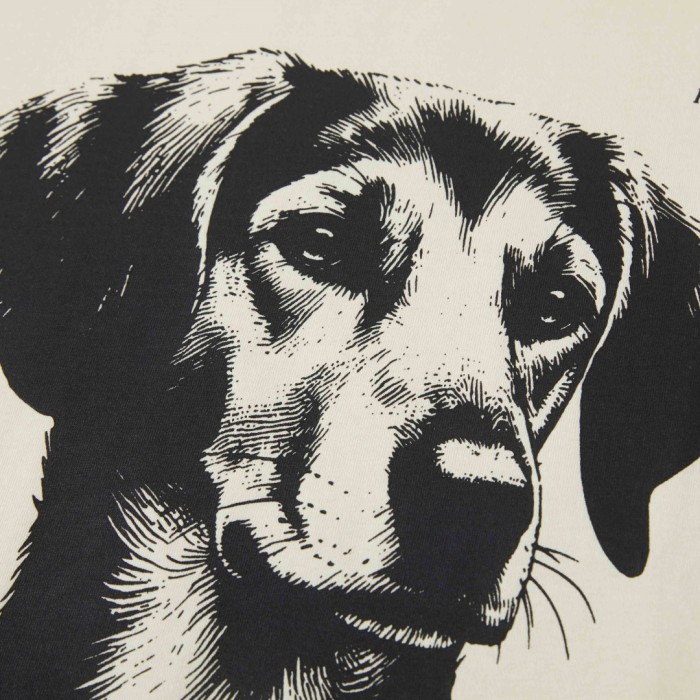 Rhude 'Fox Hound' Doggy Graphic T-Shirt