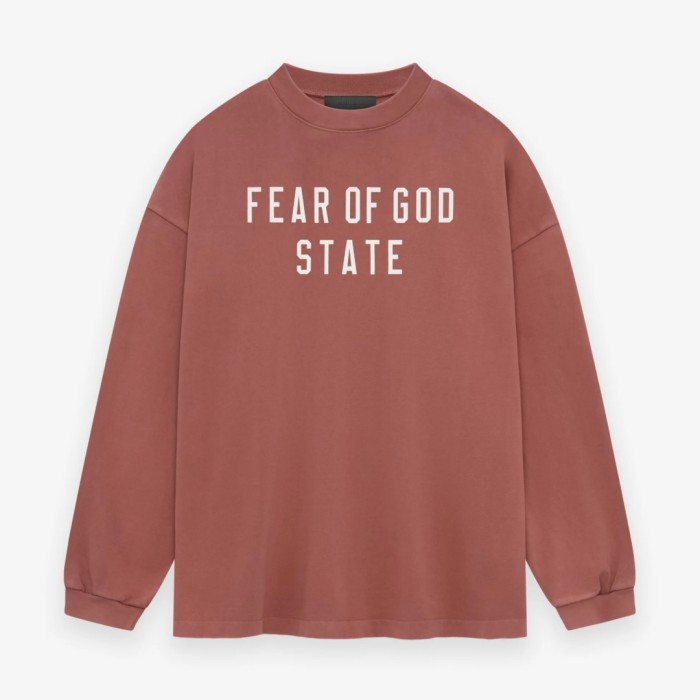 Fear of God Heavy Longsleeve Tee - Lavender