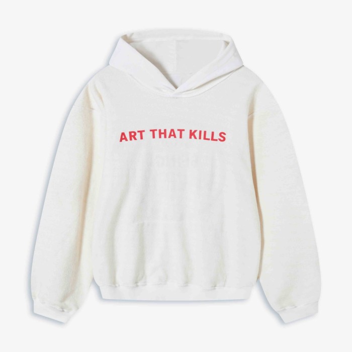 GALLERY DEPT STOP BEING RACIST REVERSIBLE ATK HOODIE