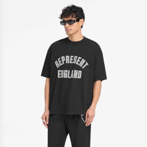 REPRESENT ENGLAND APPLIQUE T-SHIRT