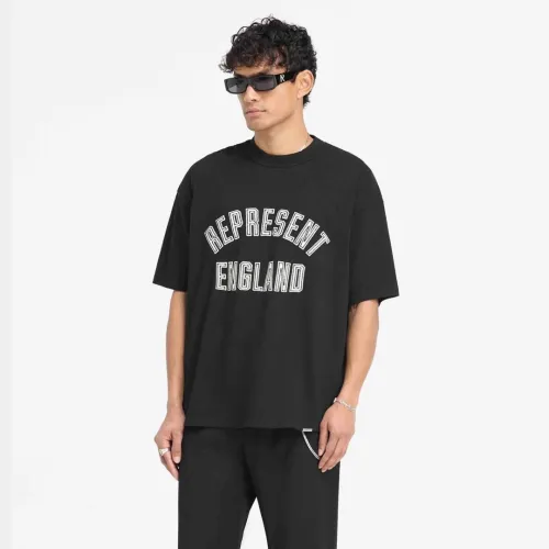REPRESENT ENGLAND APPLIQUE T-SHIRT