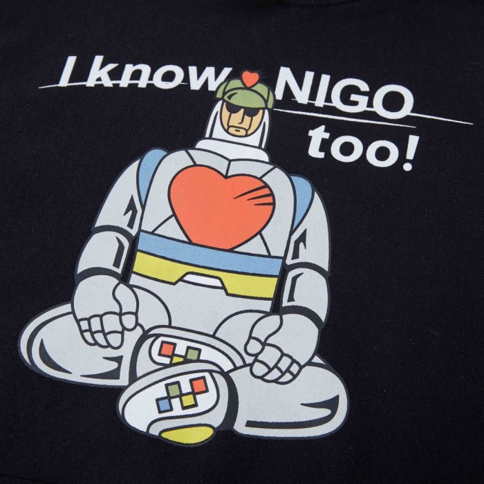 HUMAN MADE × I KNOW NIGO TOO HEAVYWEIGHT HOODIE