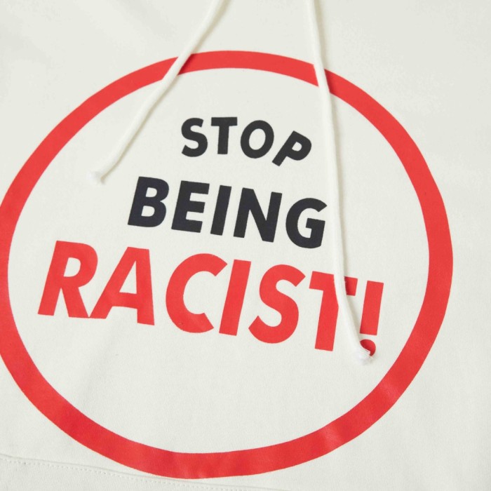 GALLERY DEPT STOP BEING RACIST REVERSIBLE ATK HOODIE