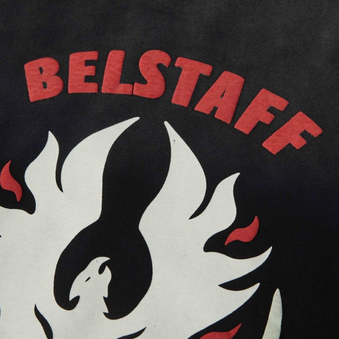 REPRESENT X BELSTAFF FLAME PHOENIX VINTAGE HOODIE