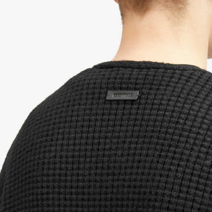 Fear of God Essentials Heavyweight Waffle Cardigan