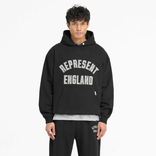 REPRESENT ENGLAND APPLIQUE HOODIE