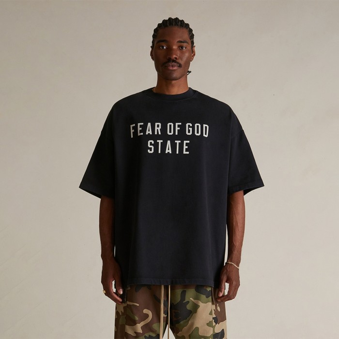 Fear of God Essentials Crimson Heavy T-Shirt