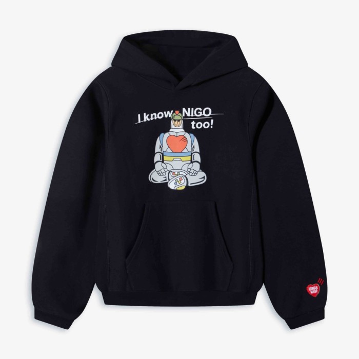 HUMAN MADE × I KNOW NIGO TOO HEAVYWEIGHT HOODIE