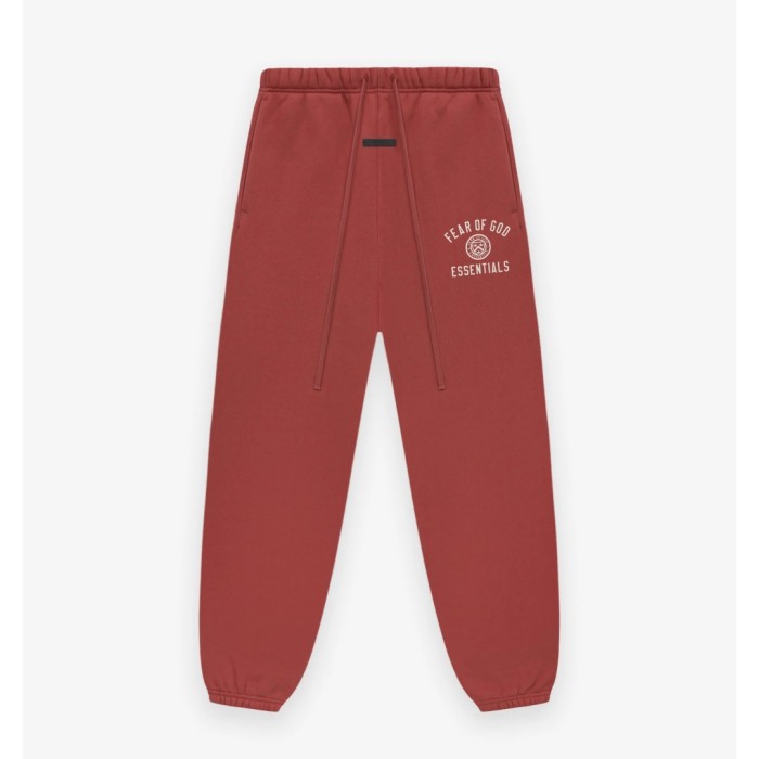 Fear of God Essentials Crimson University Fleece Sweatpants
