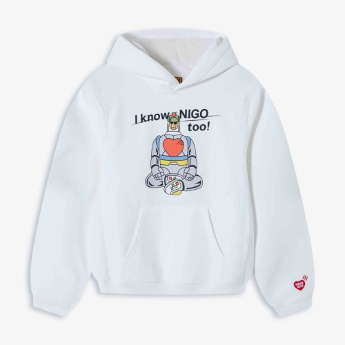 HUMAN MADE × I KNOW NIGO TOO HEAVYWEIGHT HOODIE