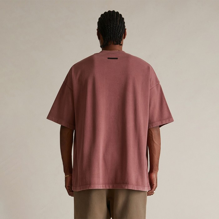Fear of God Essentials Crimson Heavy T-Shirt