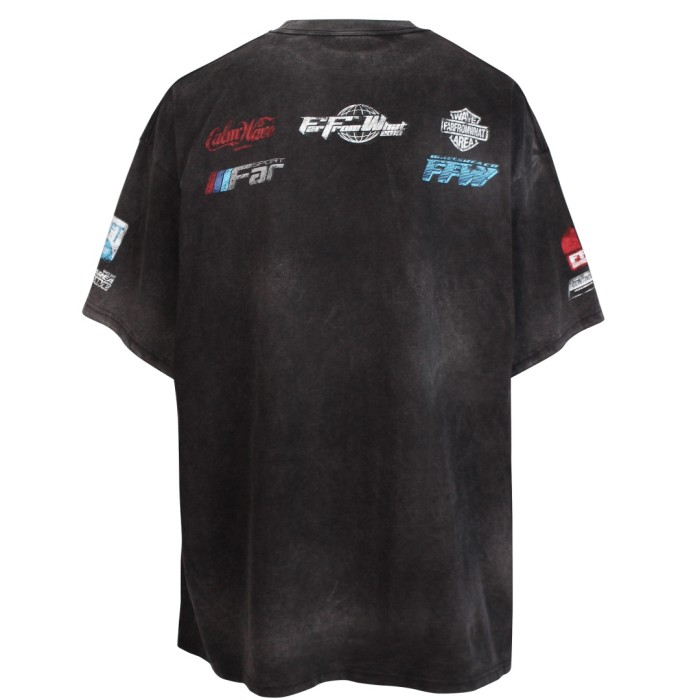 FAR.ARCHIVE WASHED SPONSOR LOGO T-SHIRTS