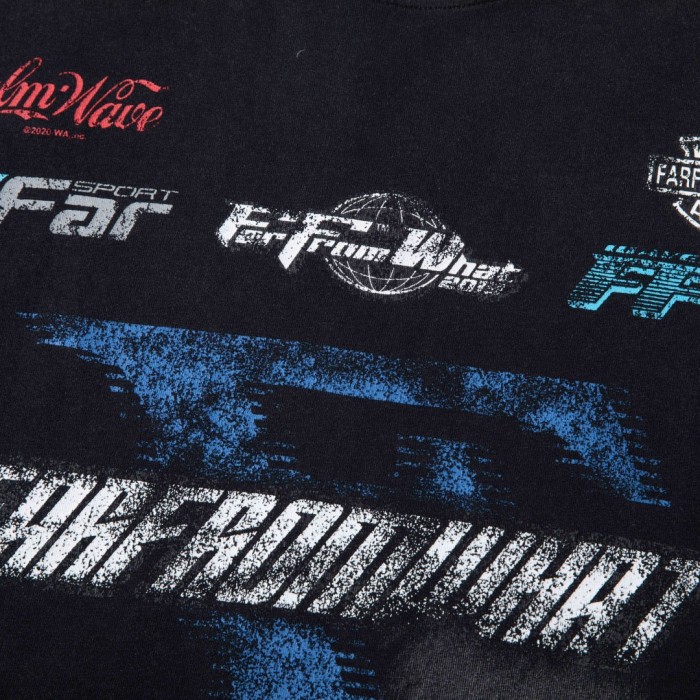 FAR.ARCHIVE WASHED SPONSOR LOGO T-SHIRTS