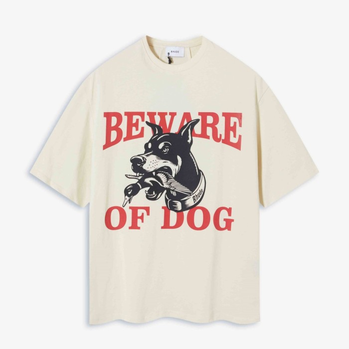 Rhude WARNING LOGO T-SHIRT