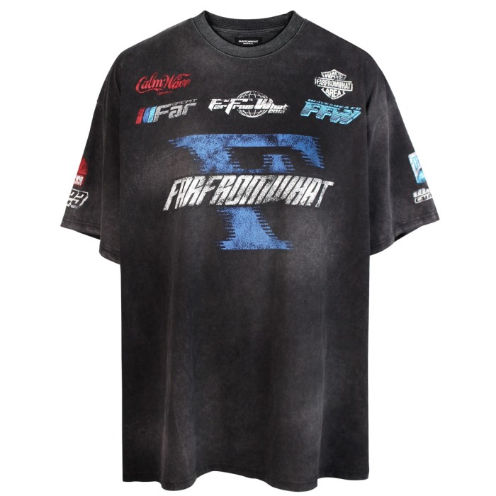 FAR.ARCHIVE WASHED SPONSOR LOGO T-SHIRTS