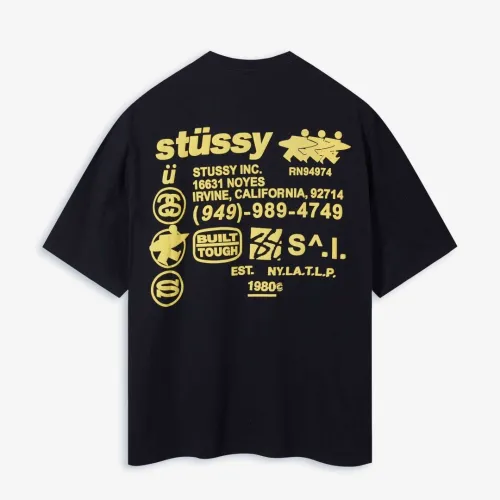 Stussy FW24 DNA TEE PIGMENT DYED LOGO