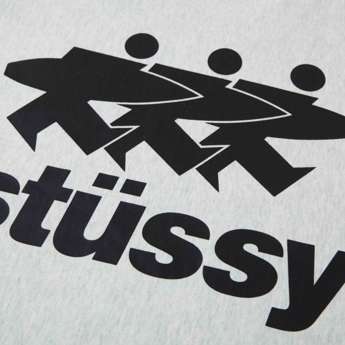 Stussy SS24 SURFWALK CREW SWEATER ROSE