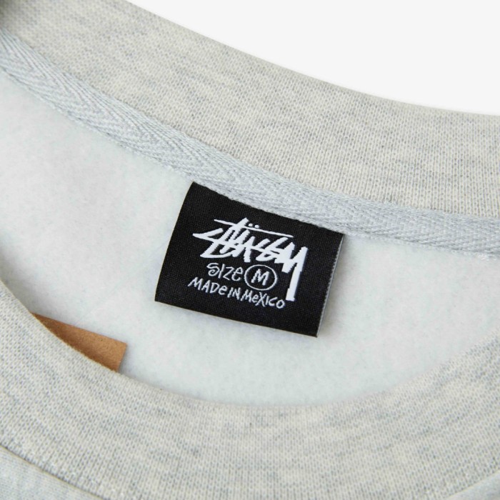 Stussy SS24 SURFWALK CREW SWEATER ROSE
