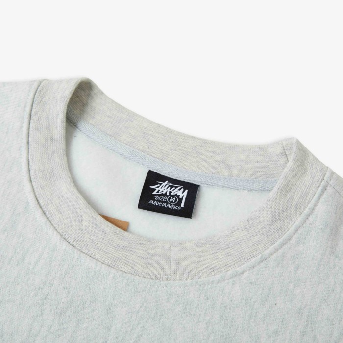 Stussy SS24 SURFWALK CREW SWEATER ROSE