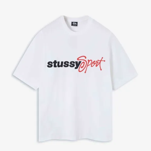 Stussy SS24 SPORT SCRIPT TEE logo