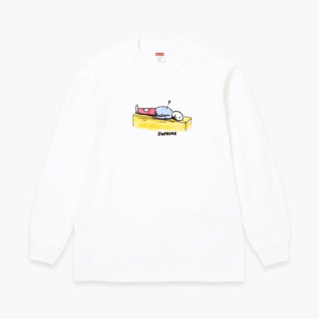 Supreme x Neil Blender L/S Tee White