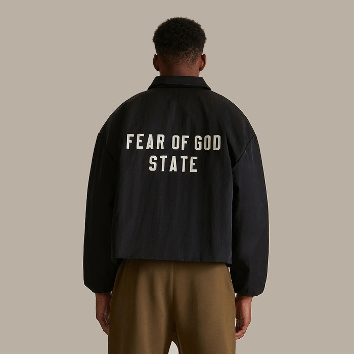 Fear of god Essentials Textured Nylon Trucker Jacket