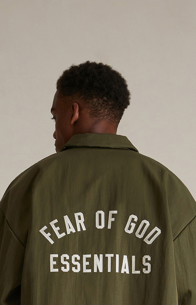 Fear of god Essentials Textured Nylon Trucker Jacket