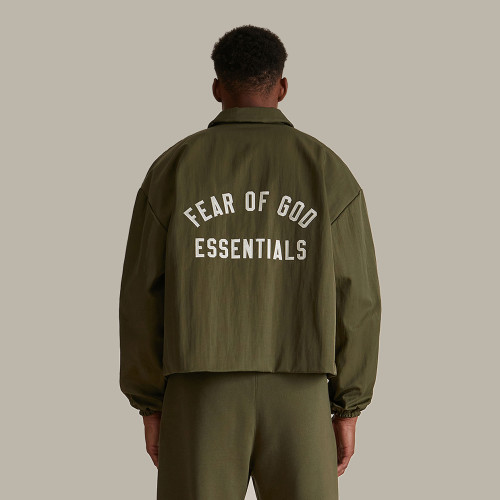 Fear of god Essentials Textured Nylon Trucker Jacket