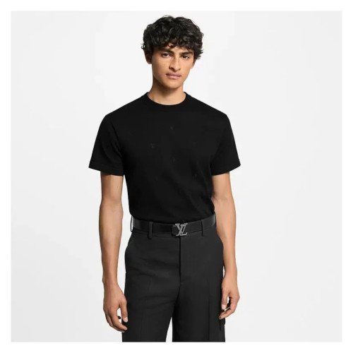 Louis Vuitton jacquard embroidered knitted short sleeves