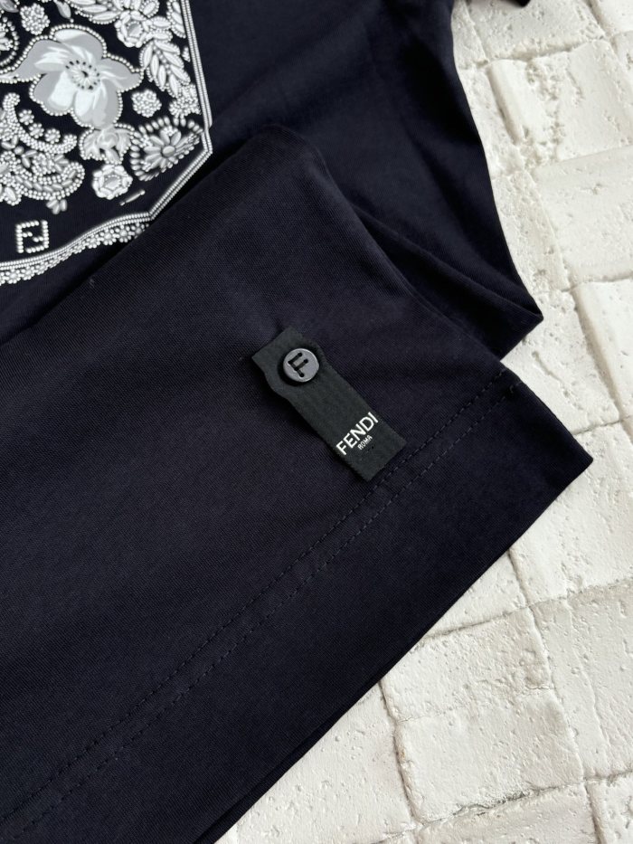 Fendi cotton crew neck T-shirt