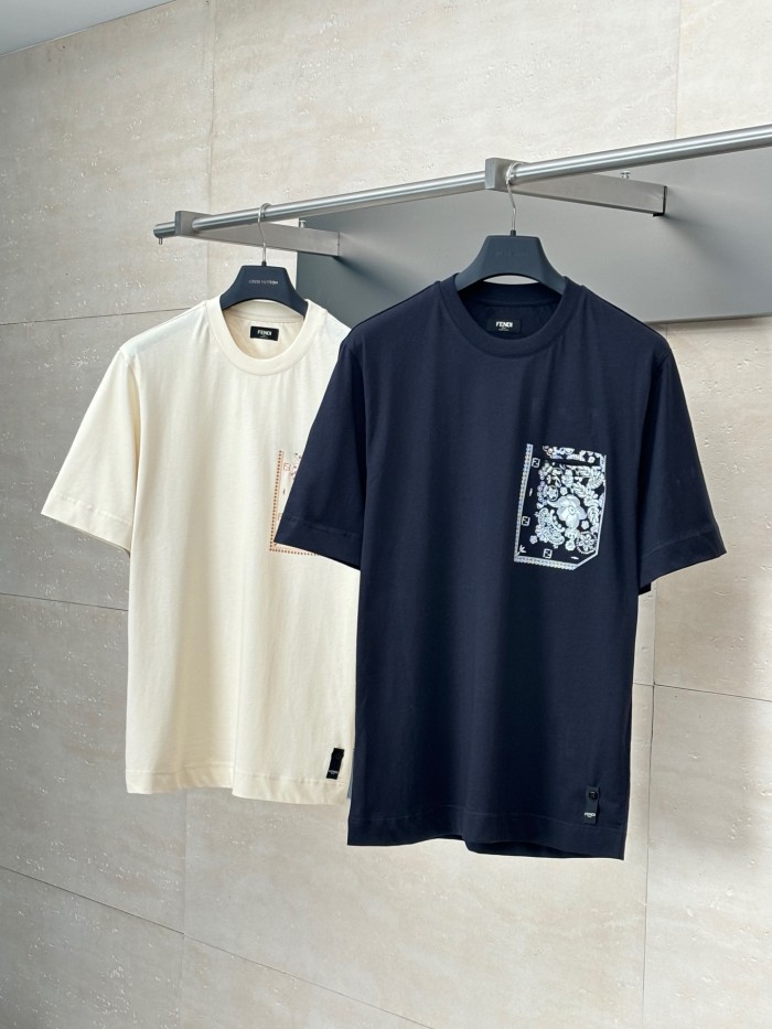 Fendi cotton crew neck T-shirt