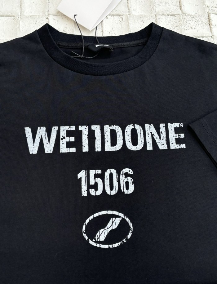 Welldone Logo cotton short-sleeved T-shirt
