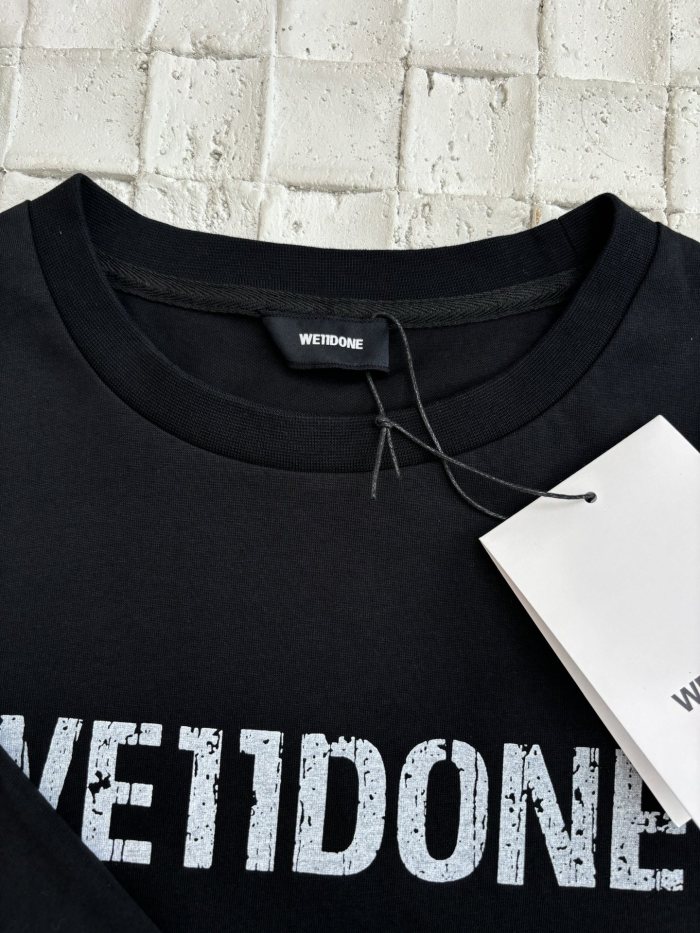 Welldone Logo cotton short-sleeved T-shirt