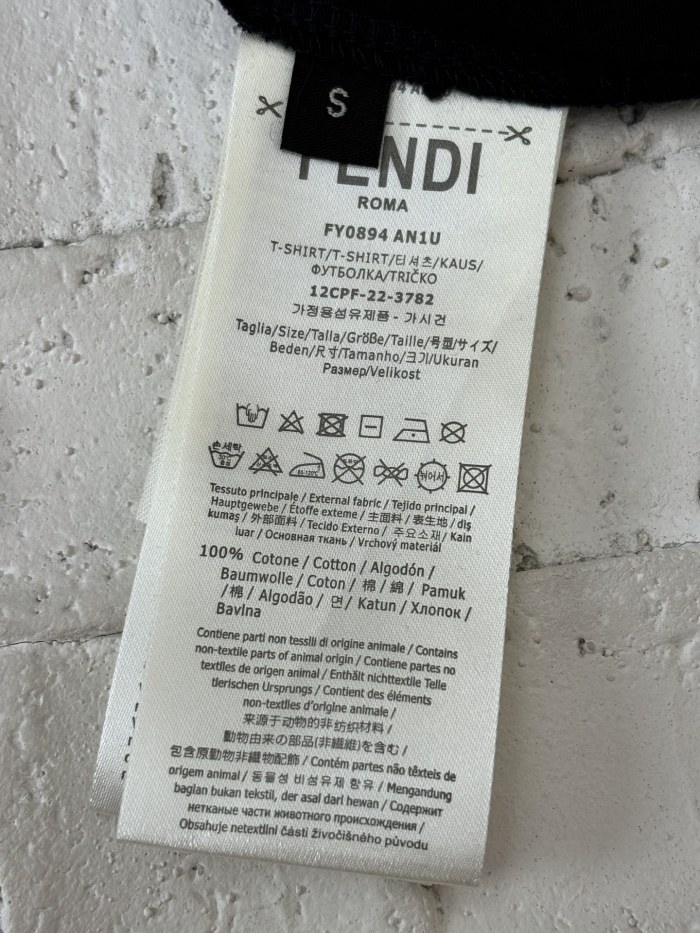 Fendi cotton crew neck T-shirt