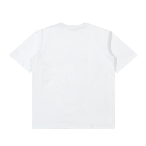 MonclerWhite Logo Cotton T-Shirt